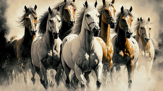 Artful Wisdom: 7 Horses Painting Vastu Guide