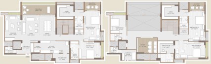 5 BHK Duplex - 4427.00 sq.ft.
